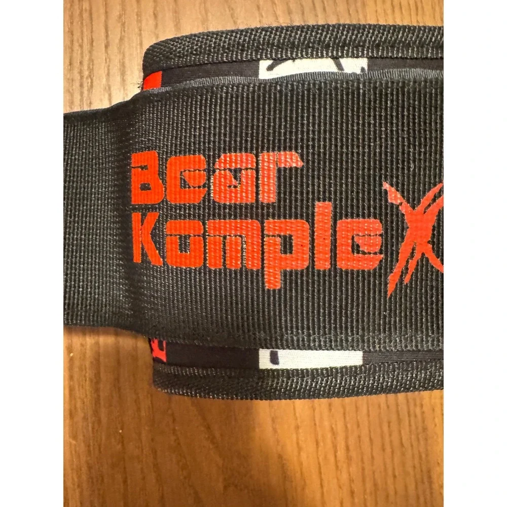 Bear KompleX‎ 4 Inch Straight Weightlifting Belt Patriotic Stars Claw Marks XL